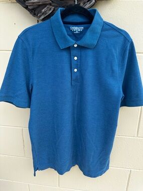 croft & barrow Teal-Blue Men's Polo Shirt